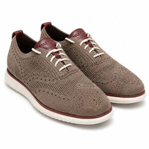Cole Haan ØriginalGrand Stitchlite Wingtip Oxford Taupe Men 11.5M Casual